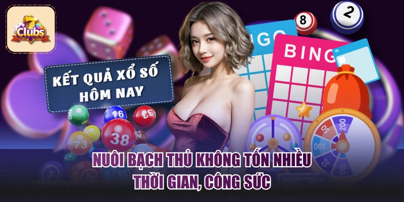 Nuôi bạch thủ không tốn nhiều thời gian, công sức